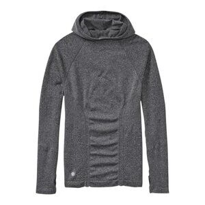 Athleta Tracker Long Sleeve Pullover Grey Hoodie Long Sleeve Small